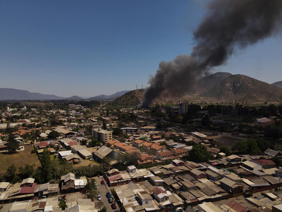 Incendio Talagante